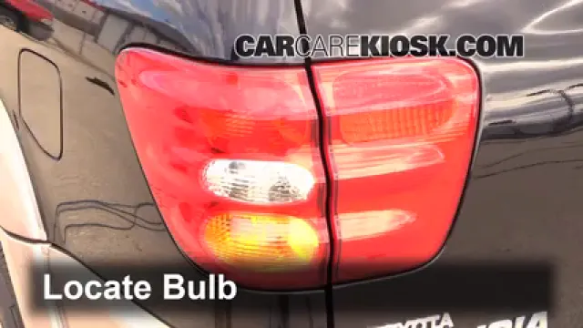 2002 Toyota Sequoia SR5 4.7L V8 Luces Luz de freno (reemplazar foco)